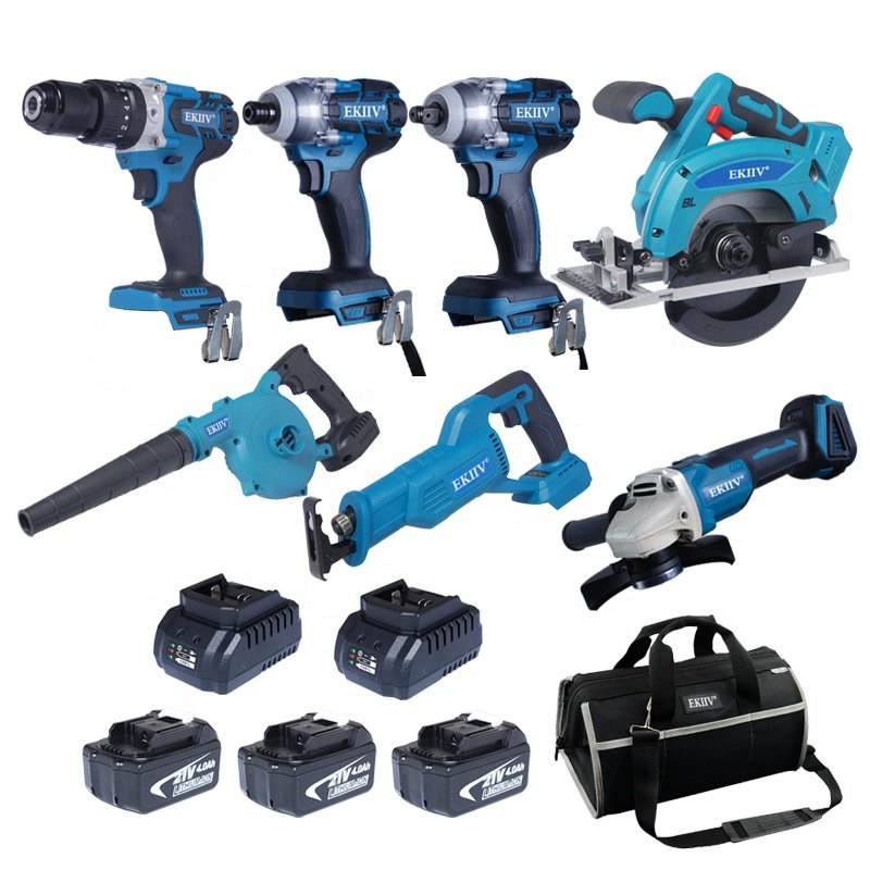 EKIIV power drill tools combo kit cordless combo 20-v max lithium ion cordless combos kits