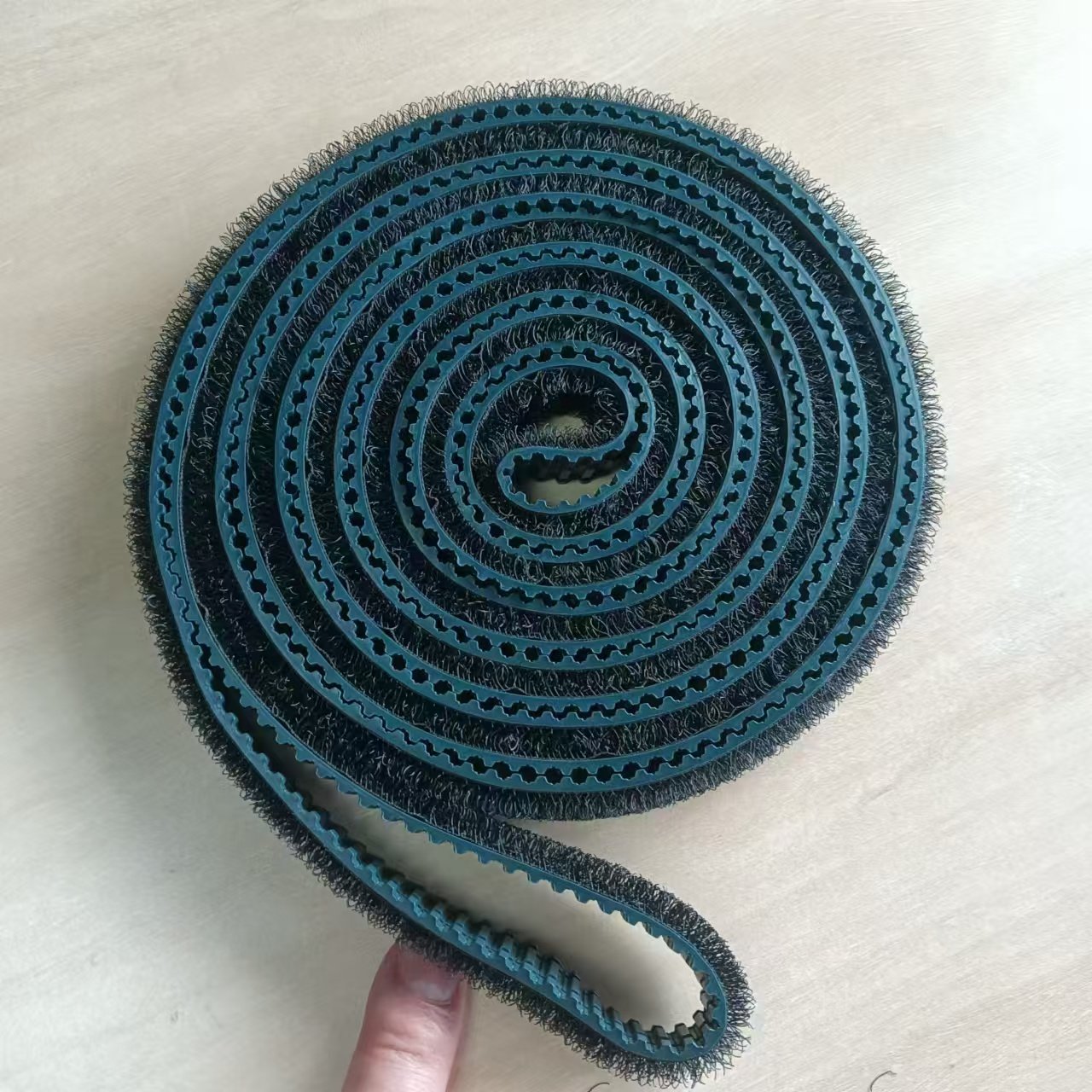 T5 Timing Belt For Shoes Dust Cleaning Machine Sole Brushing Machine Industrial Belt Transmission Belt With Felt Backing