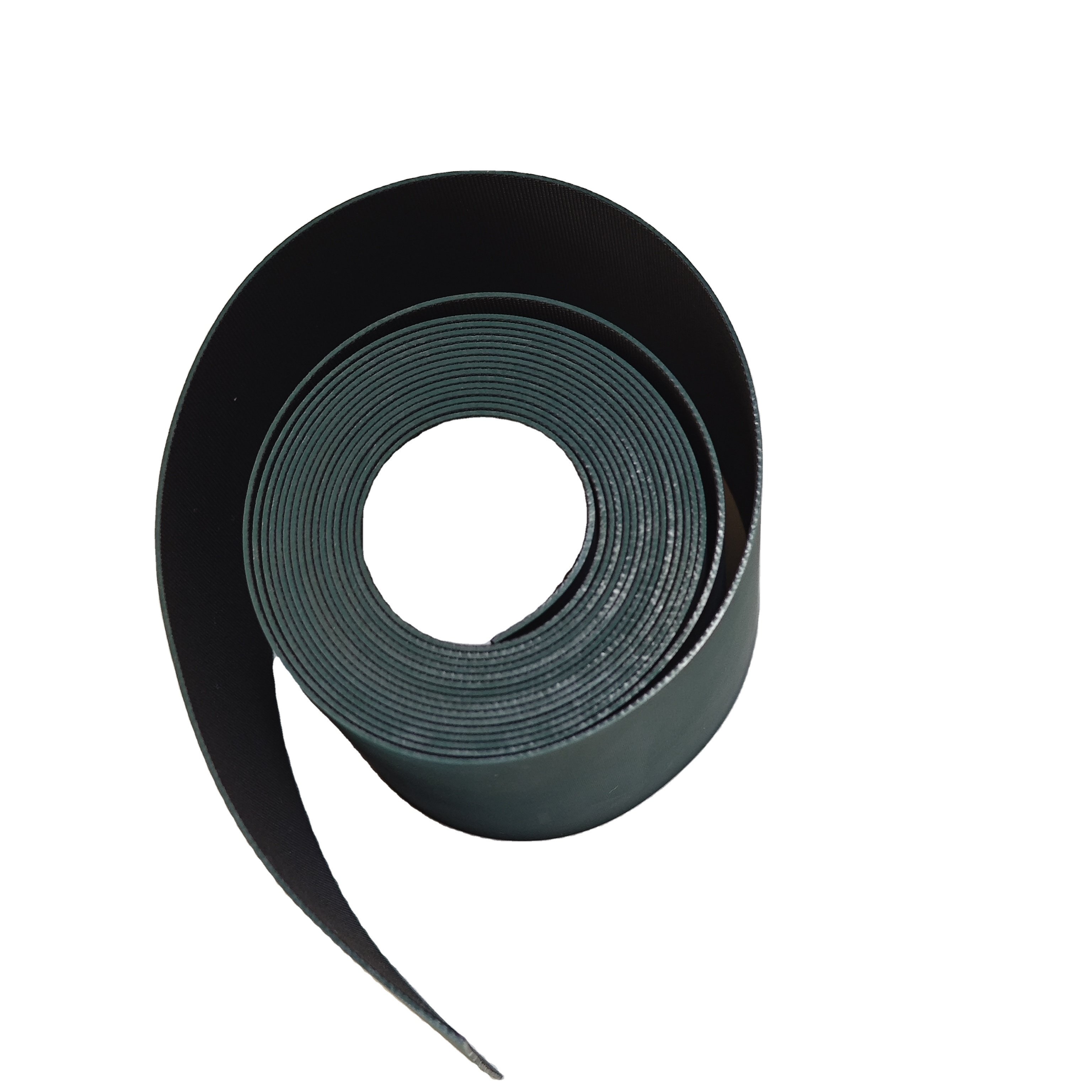Elastic flat belt industrial grade green imported PU material synchronous belt for textile machine