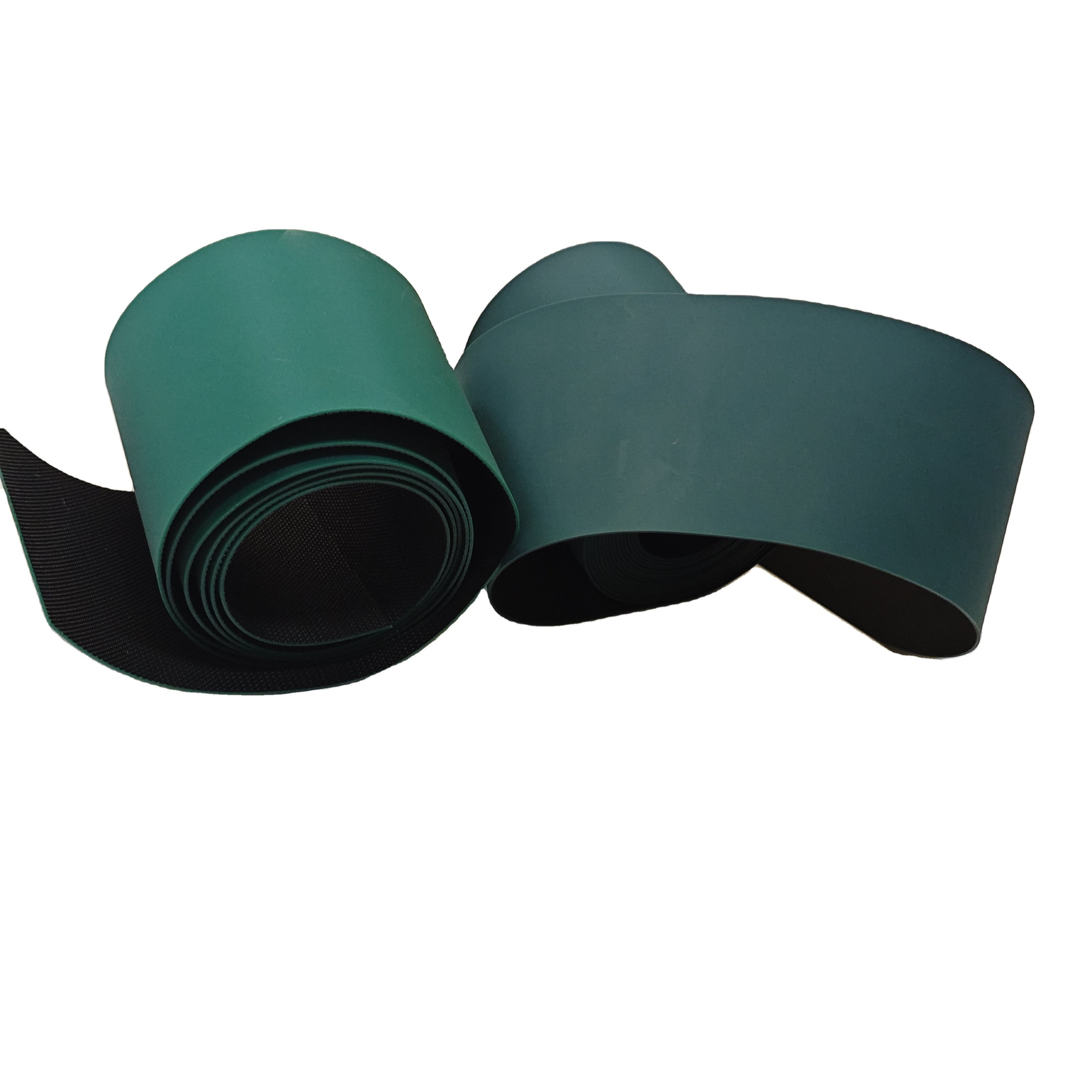 Elastic flat belt industrial grade green imported PU material synchronous belt for textile machine