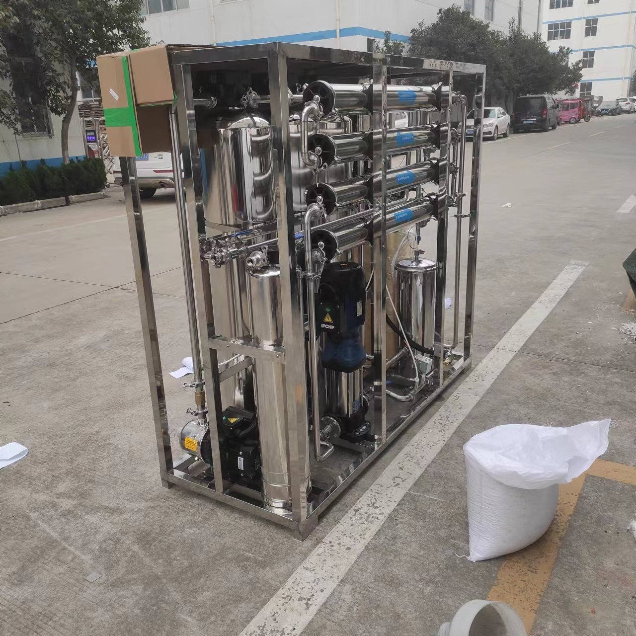 1000L/h System Adblue Machine 250 Litres Per Hour Adblue Processing Plant Filters Clean Well Water Desalination Satchet Water
