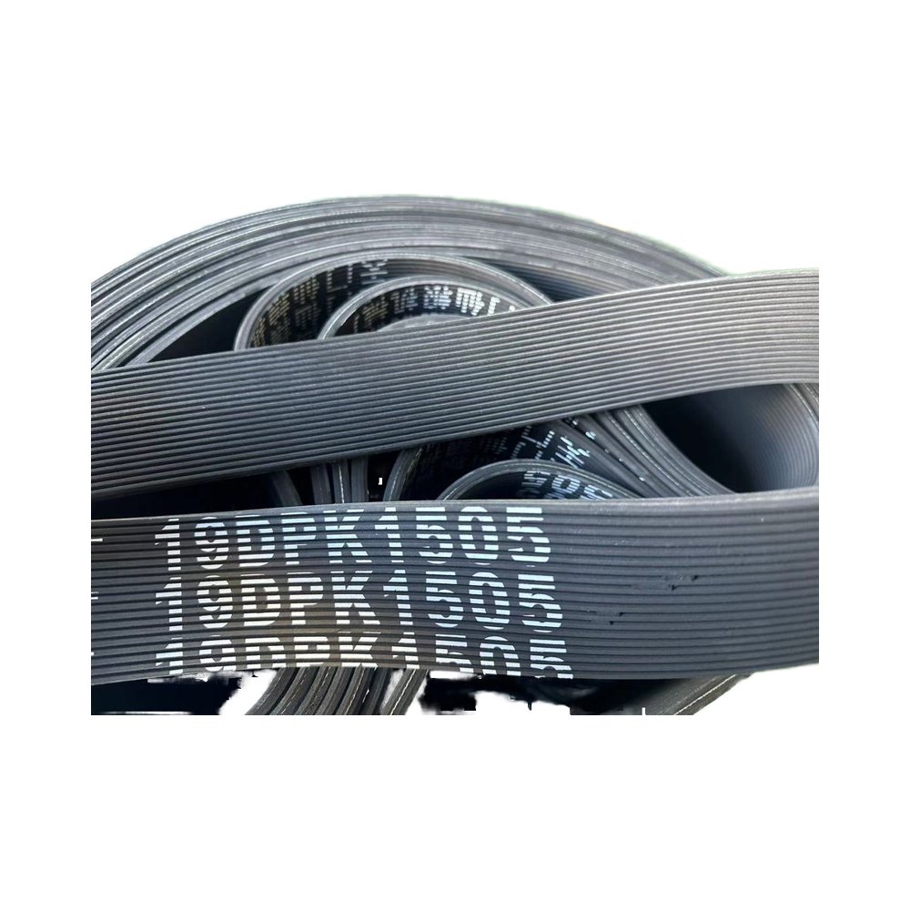 Double Side PK Poly V Ribbed V Belt 19DPK1505 for Flour Machine Customizable Rubber V-Belt OEM Support