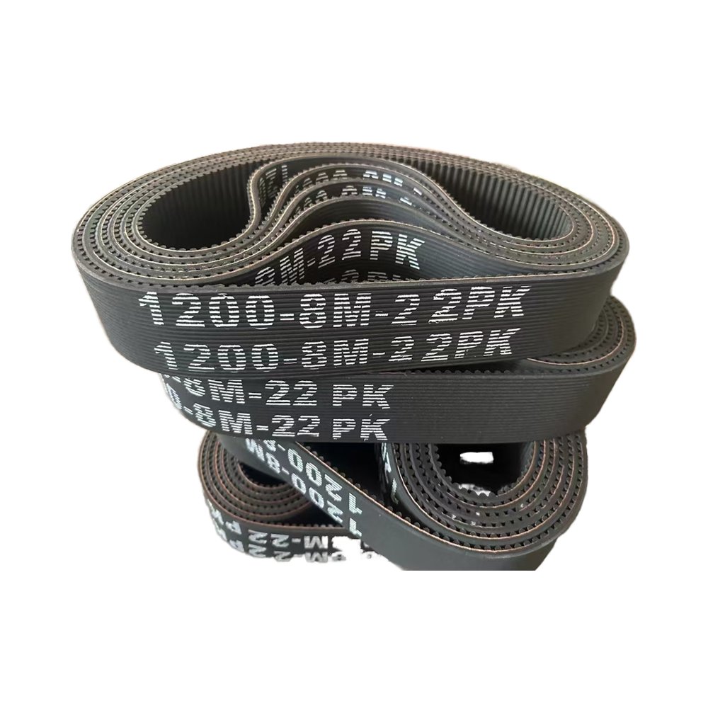 Double Side PK Poly V Ribbed V Belt 19DPK1505 for Flour Machine Customizable Rubber V-Belt OEM Support