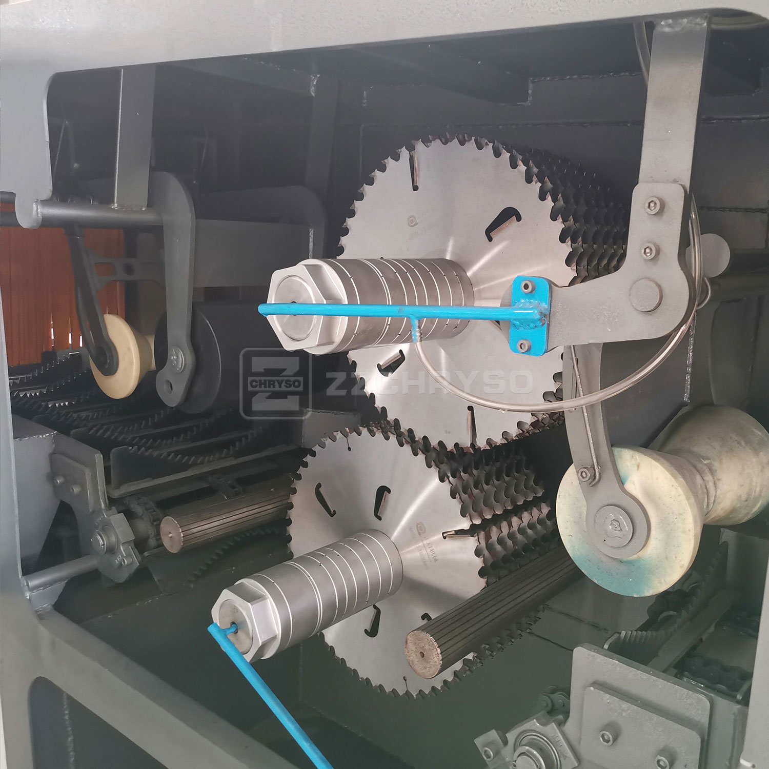 Multi Blade Rip Saw Machine Straight Line Rip Saw Woodworking Machinery with Multi-rip Saw Blade