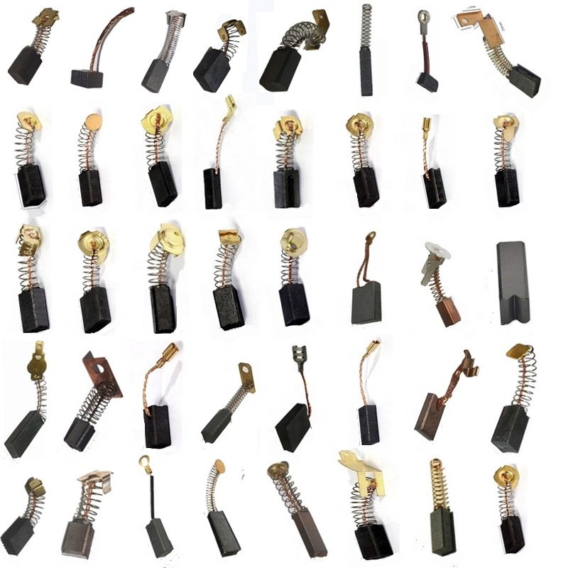 All Size Replacement Carbon Brushes For Angle Grinder Hammer Drill Carbon Brush Factory Motor Carbon Brush For power tools