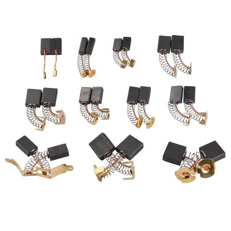 All Size Replacement Carbon Brushes For Angle Grinder Hammer Drill Carbon Brush Factory Motor Carbon Brush For power tools