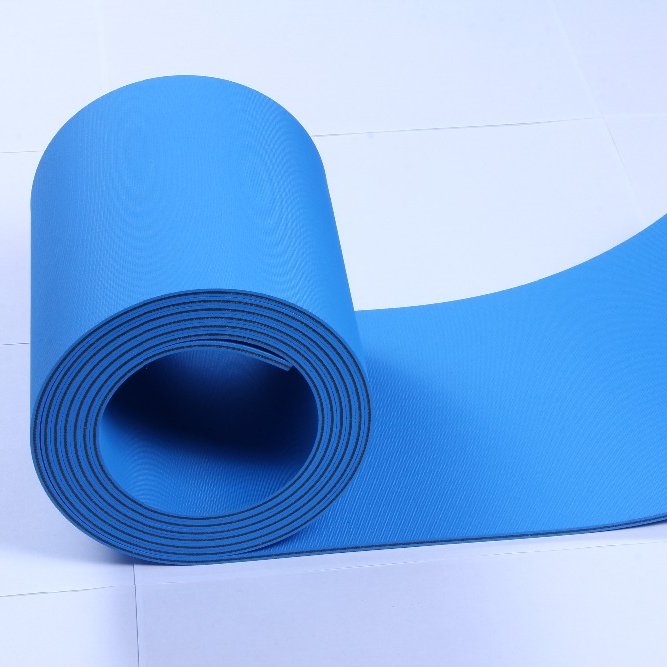 4.0mm antistatic blue/blue folder gluer belt for box folding applications