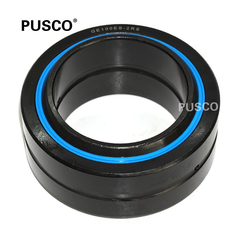PUSCO High Quality GE100ES-2RS 100mm Bore Spherical Plain Bearing GE100ES 2RS Rod End Joint Bearings 100x150x70mm for Pump