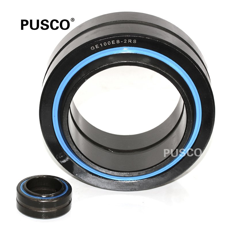 PUSCO High Quality GE100ES-2RS 100mm Bore Spherical Plain Bearing GE100ES 2RS Rod End Joint Bearings 100x150x70mm for Pump