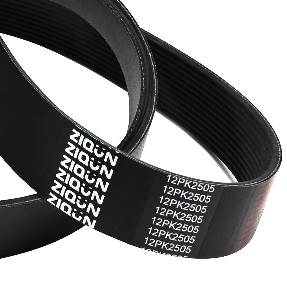 Custom Auto Engine Generator Belt Black High Transmission PK Rib Belt Fan Belt for Truck
