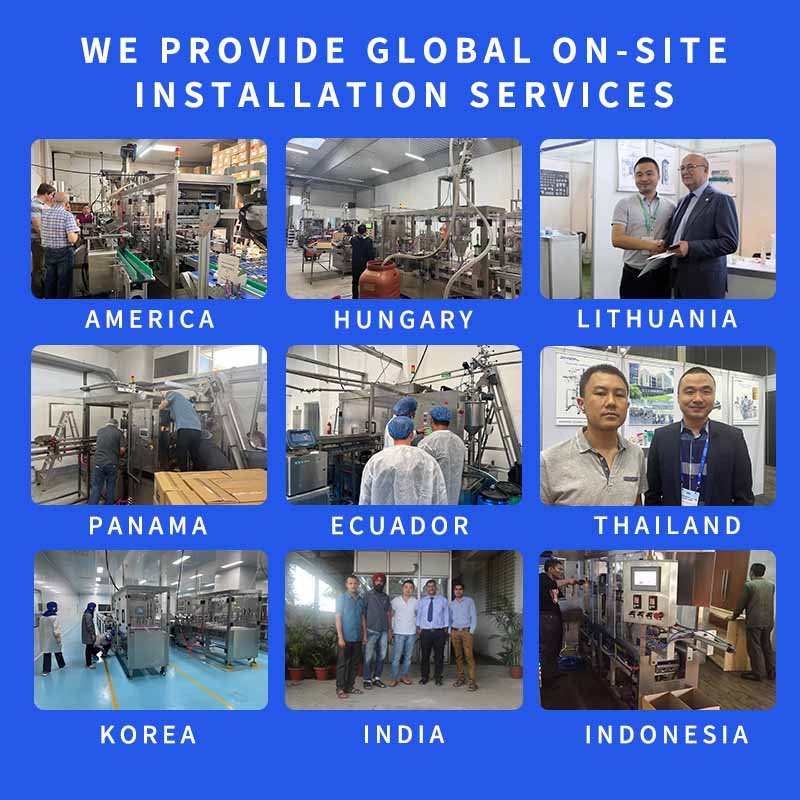 Auto Spray Bottle Chemical Liquid Filling Capping Labeling Machine Line With Vibratory Bowl