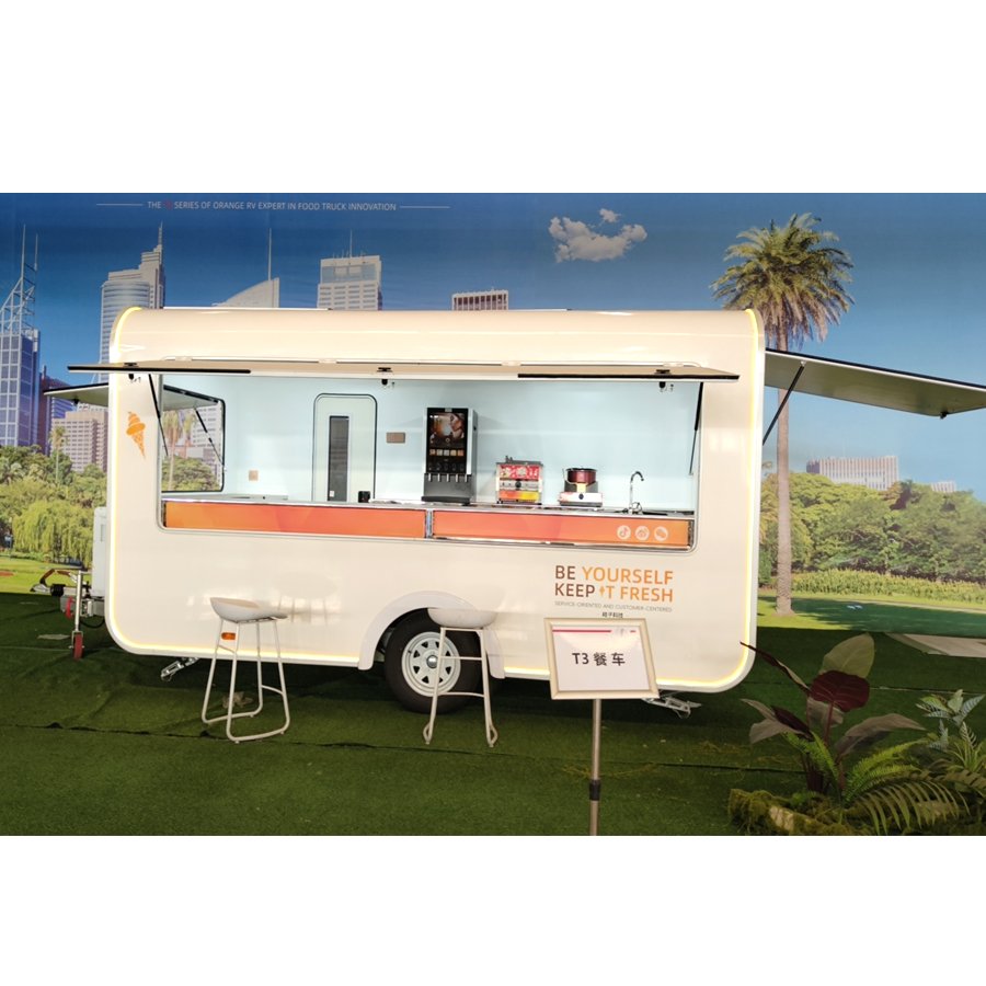 Shipping Container Chicken Rotisserie Grill Overseas China Food Truck Trailer Small with Toilet 8 ft X 5 ft From Shanghai