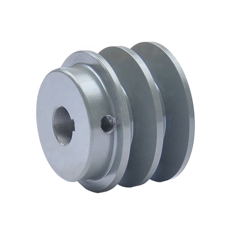 Double grooves 2AK series v belt pulley material cast iron for A, 4L, 3L belts