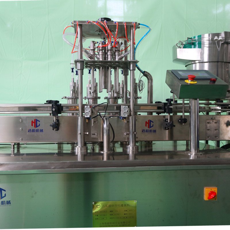 Direct Factory Supply 4 Head Rotary Auto Liquid Nasal Spray Bottle Filling Machine