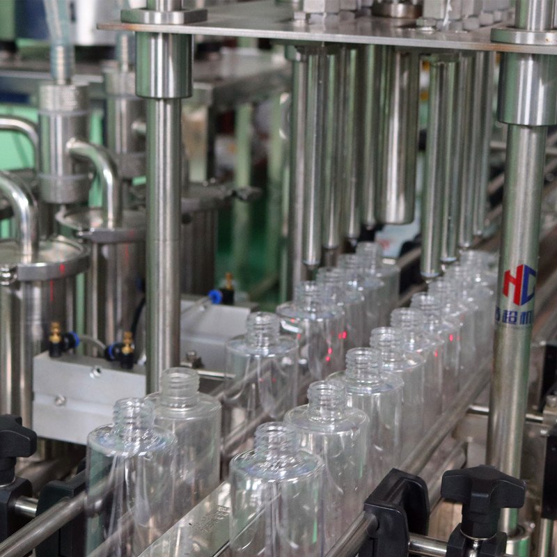 Direct Factory Supply 4 Head Rotary Auto Liquid Nasal Spray Bottle Filling Machine