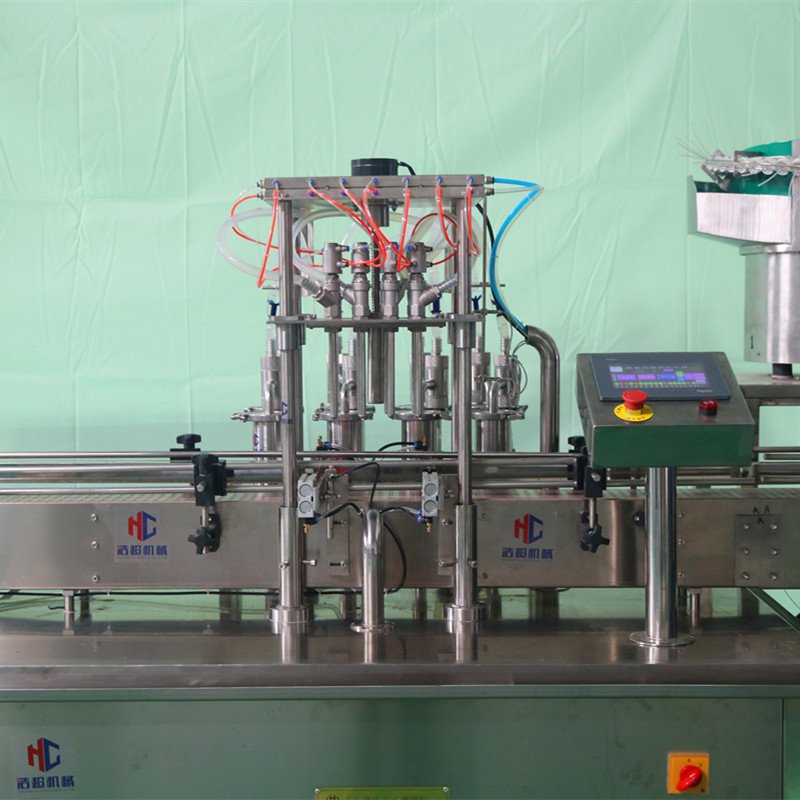 Direct Factory Supply 4 Head Rotary Auto Liquid Nasal Spray Bottle Filling Machine