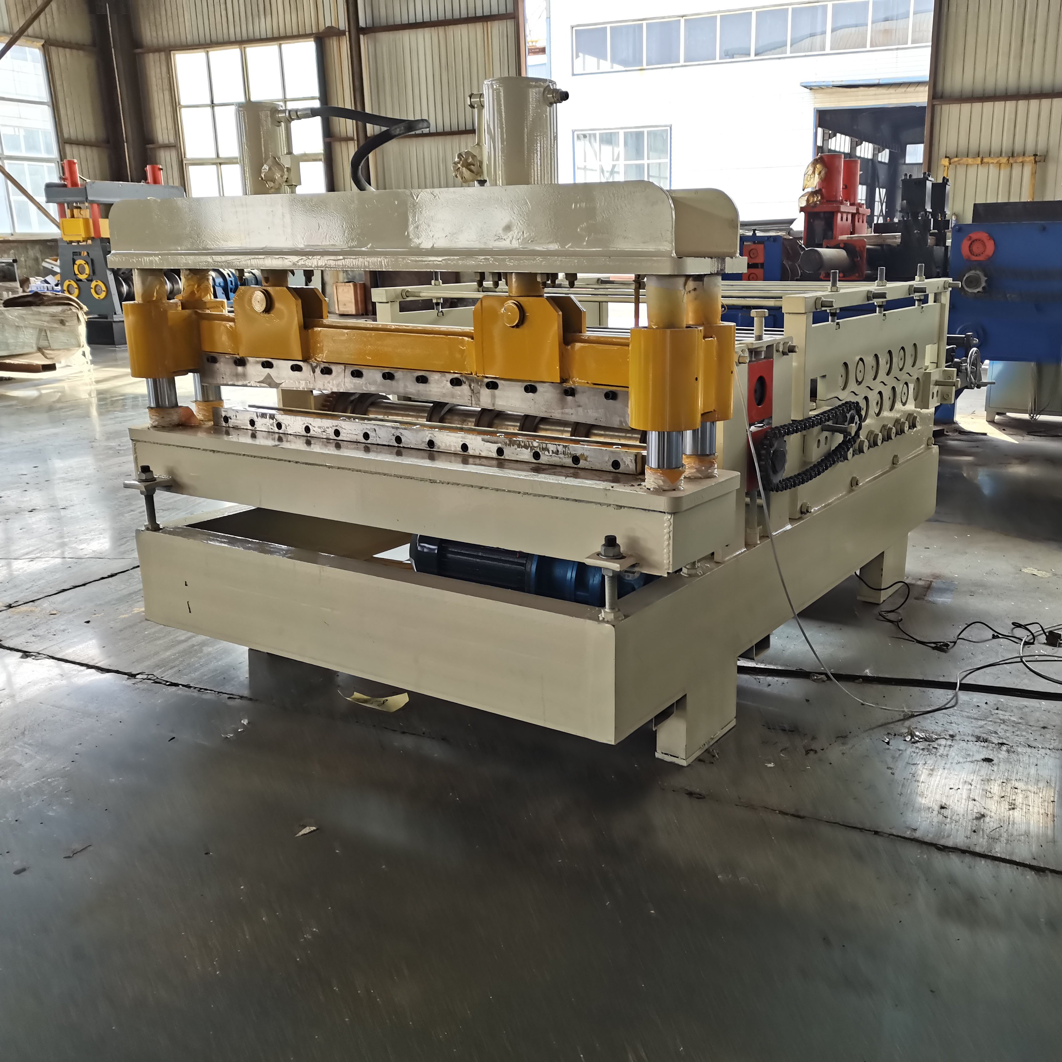 Plate Leveling Coiled Steel Straightener Sheet Metal Straightening Machine Price