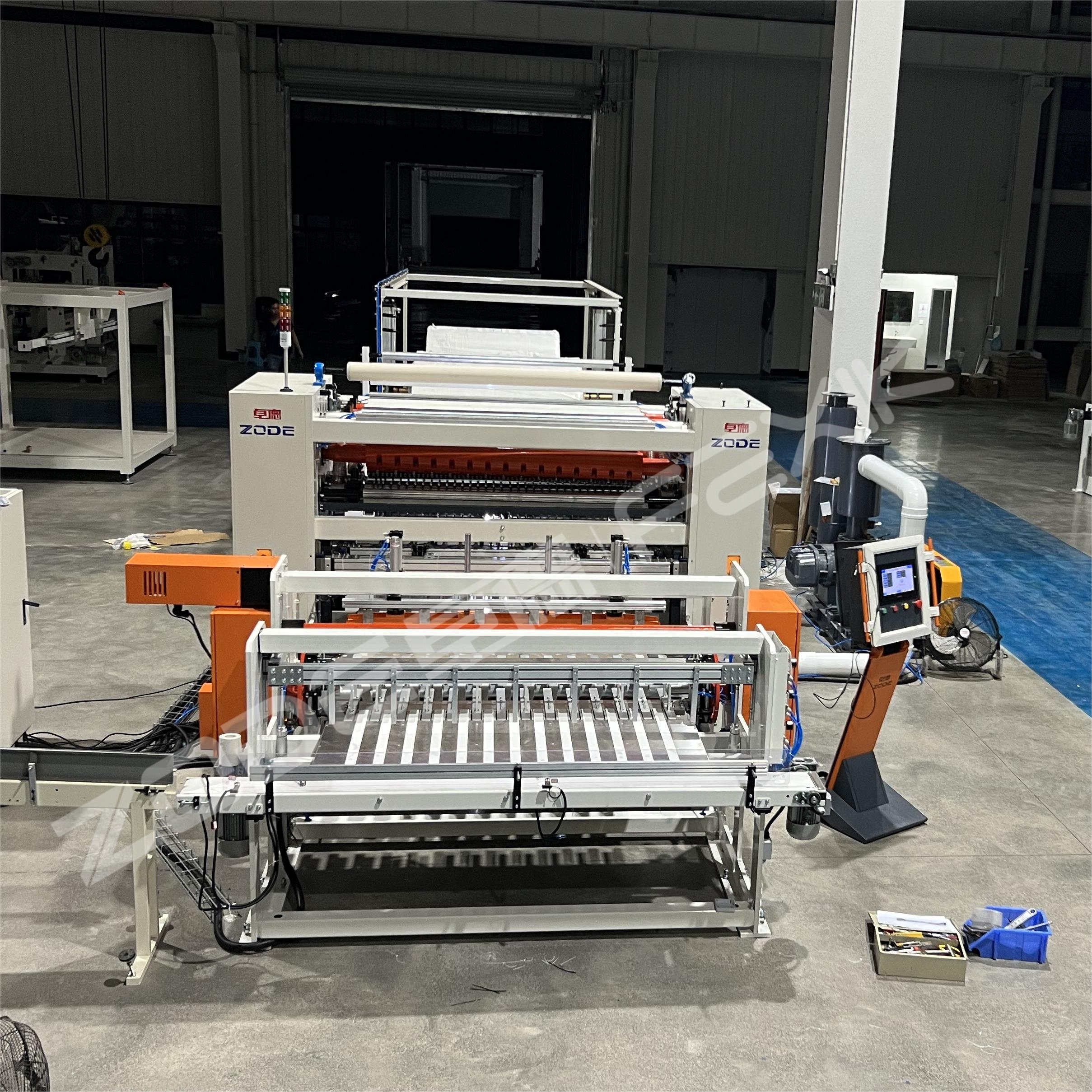 Automatic Facial Tissue Making Production Line Facial Tissue V Folding Machine 130m/min Tissue Paper Folding Equipment