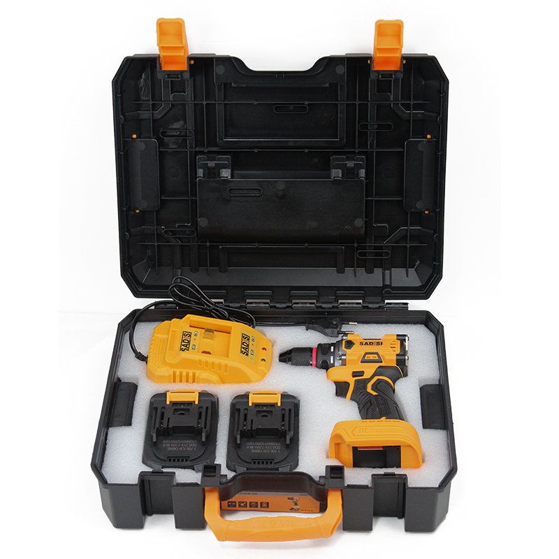 SADIS 21V/2.0Ah Cordless Drill- 70Nm Dual Speed Cordless Tools Brushless Motor Cordless Drill Set Lithium Ion Batteries