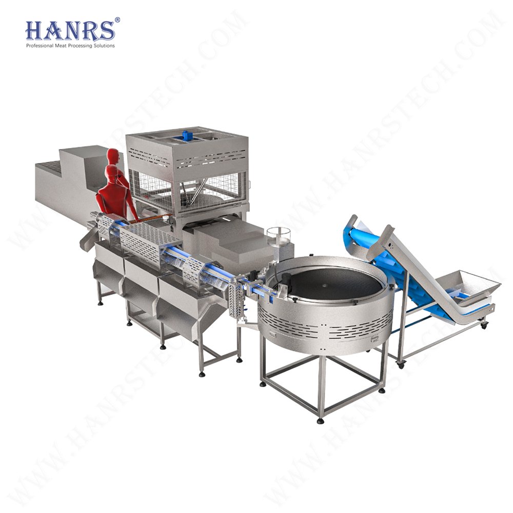 Hanrs Customizable Compact Automatic Feeding Line New Condition Customizable Auto Feeder