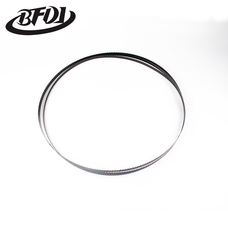 High-Performance 13*0.8*3P Cnc Curved BandSaw Blades Teeth Hardened Band Saw Blades material suitable for Furniture Factory
