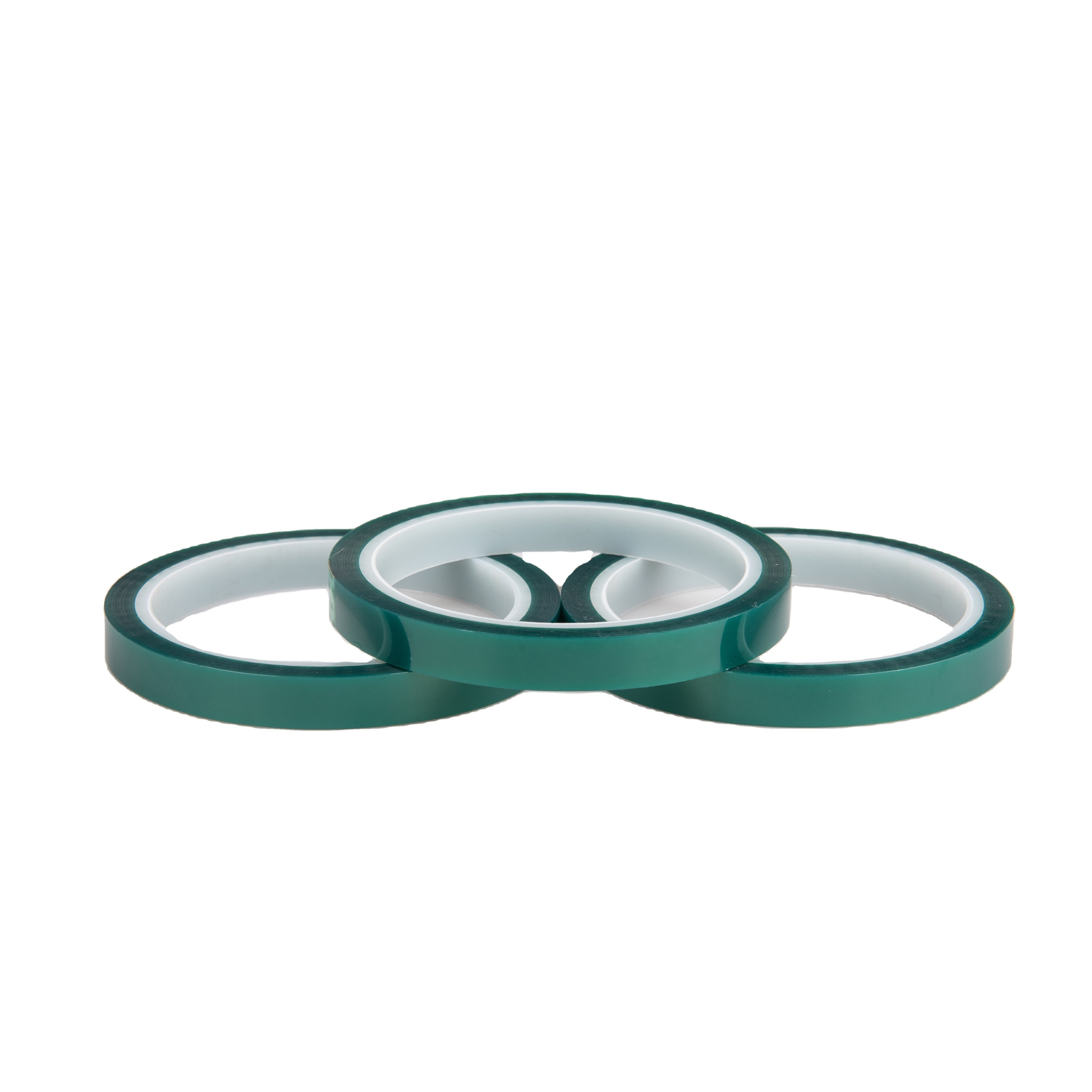 High temperature resistant PET green high temperature tape Silicone strong adhesive leather splicing no residue tape