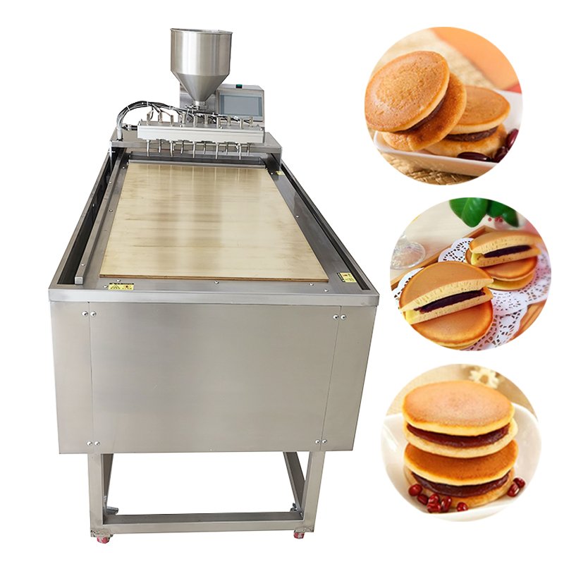 In Stock Automatic Commercial Industrial Large Production Line Electric Pancakes Making Dorayaki Maker Pancake Machine