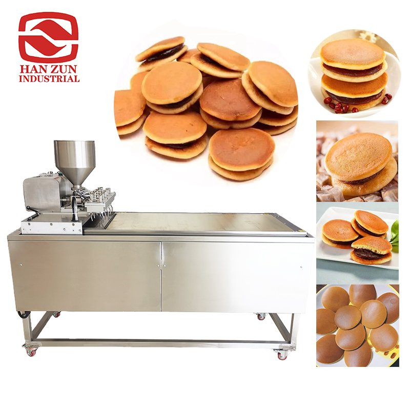In Stock Automatic Commercial Industrial Large Production Line Electric Pancakes Making Dorayaki Maker Pancake Machine