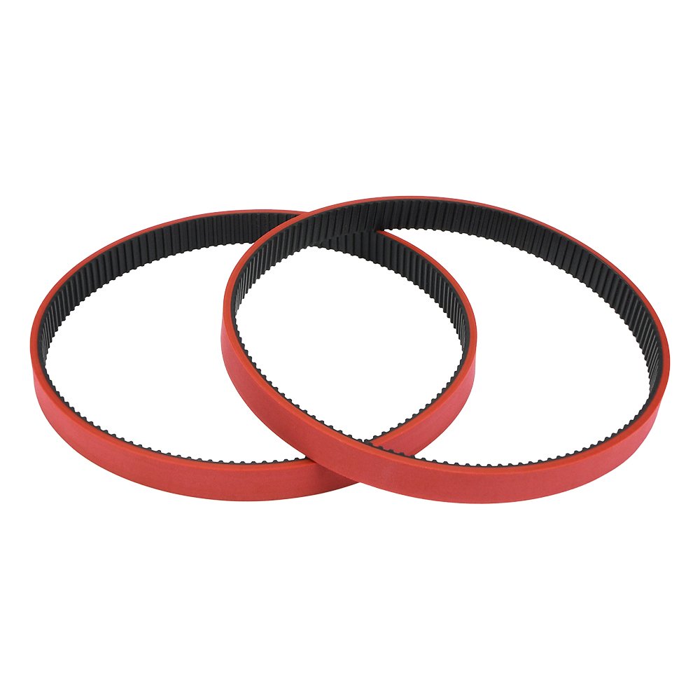 manufacturing machinery power transmission parts 280XL VFFS machine toothed belt red rubber coated timing belt