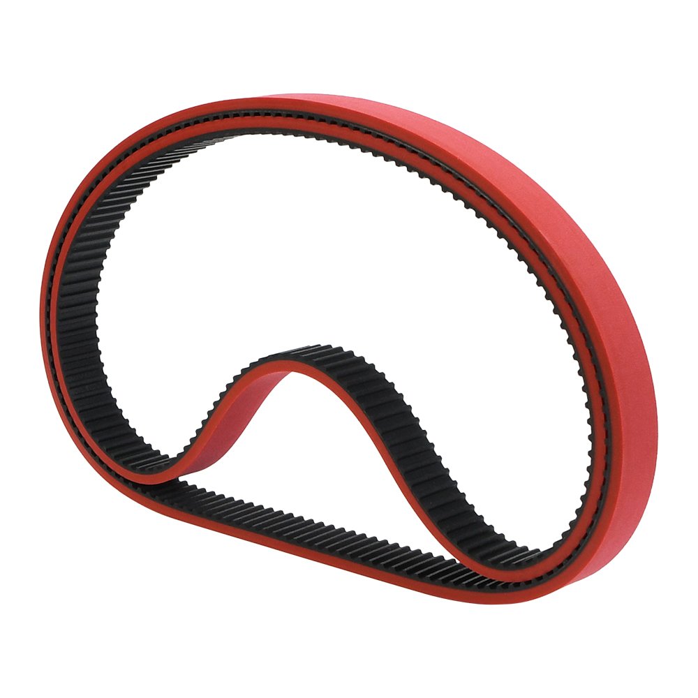 manufacturing machinery power transmission parts 280XL VFFS machine toothed belt red rubber coated timing belt