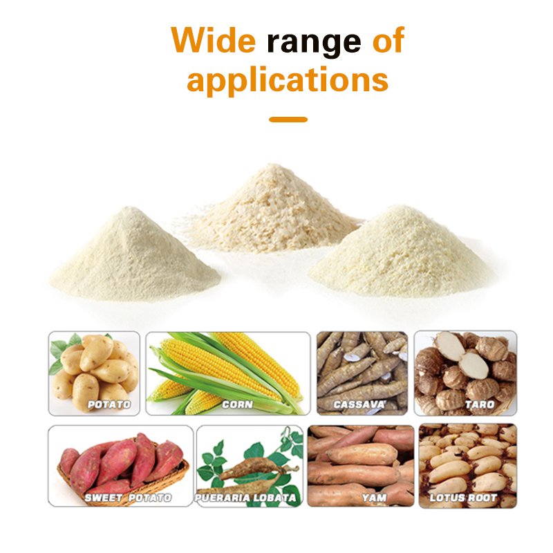 Factory Price Automatic Cassava Flour Making Machine/potato Flour Processing Machine Flour Production Line