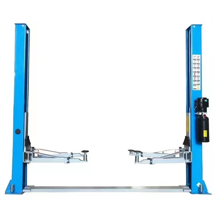 Best Price in Stock Fast Delivery CE Certification Cheap Double-cylinder Hydraulic clear Floor Automotive 2 Post Lift with Beam