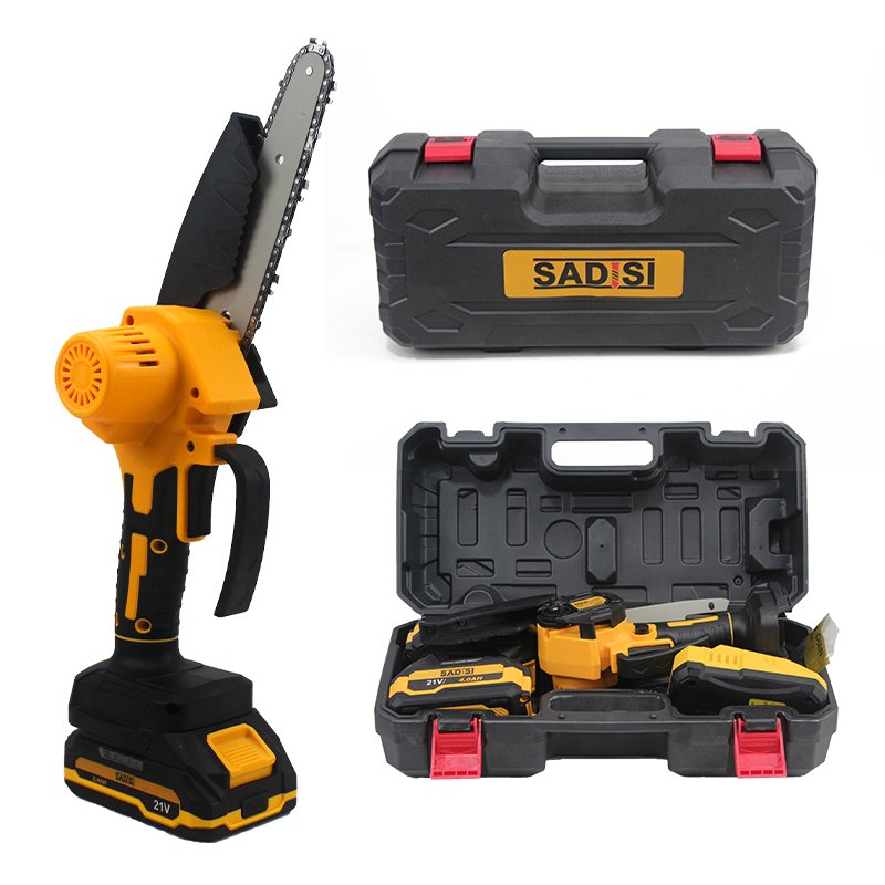 SADIS Tree Pruning Tools Home DIY 550W Electric Power Chain Saw Battery Chainsaws