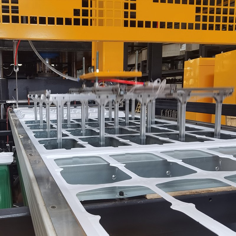 PS Foam Box Machine Polystyrene Foam Lunch Box Making Machinery for Disposable Foam Food Packaging Boxes Making Machine