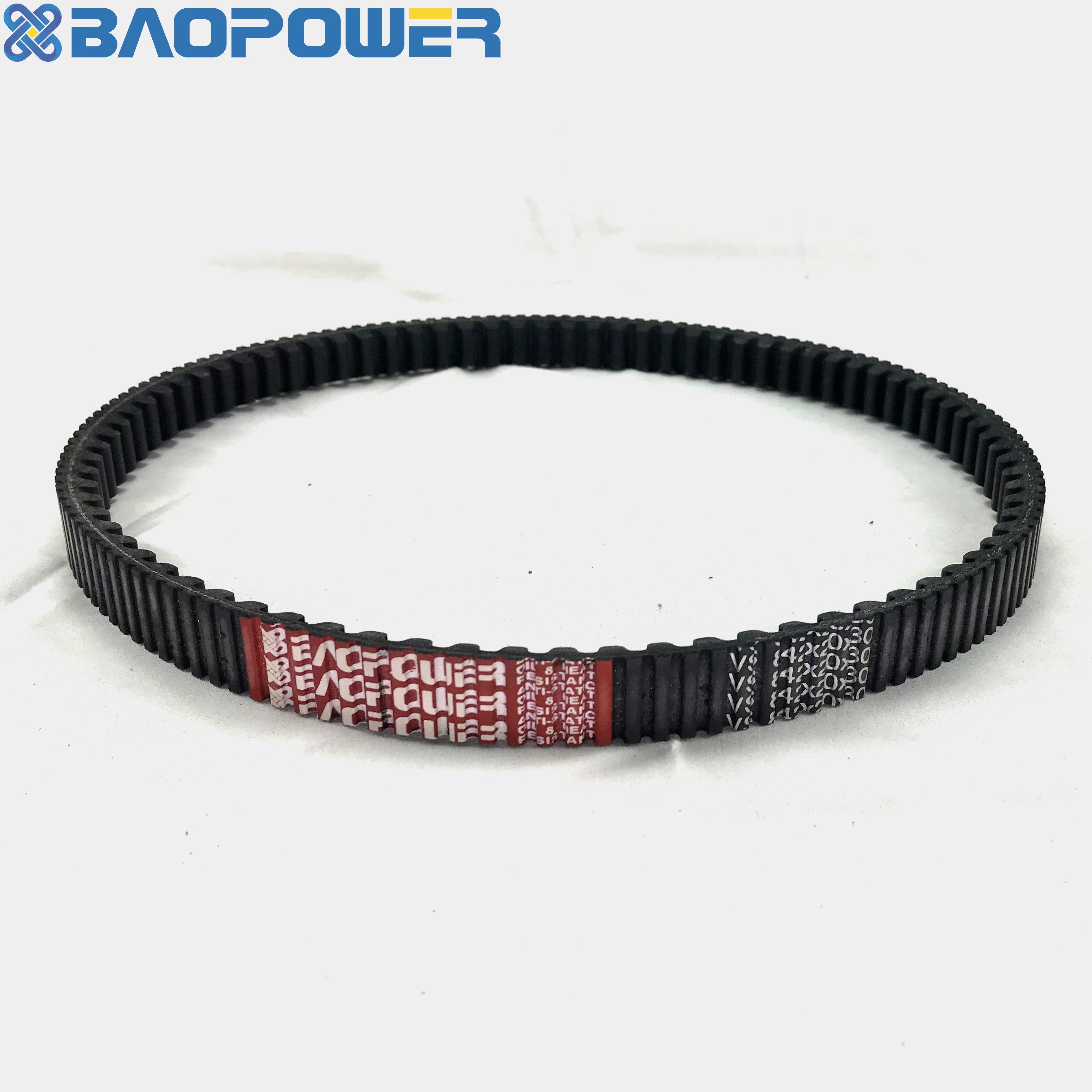 Baopower Motorcycle Drive Belts Spare Parts And Accessories Hight Wear Resisting Rubber Motorcycle Transmission Belt