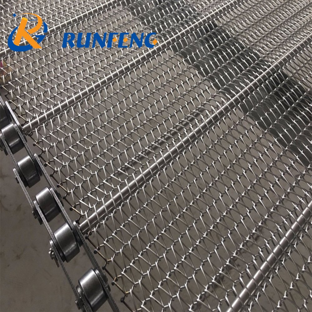 stainless steel wire mesh chain conveyor belt steel chain conveyor belt oven belts