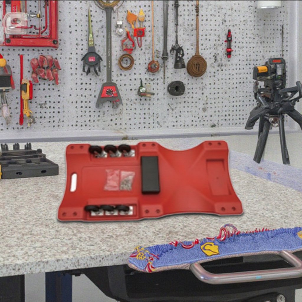 Auto Car Repair Creeper Dolly Tool 10 Word Tolerance Automotive Body Repair Equipment with Lying Board