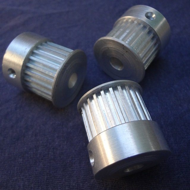 24T 3M HTD Timing Belt Pulleys 6FC Type for Industrial Use