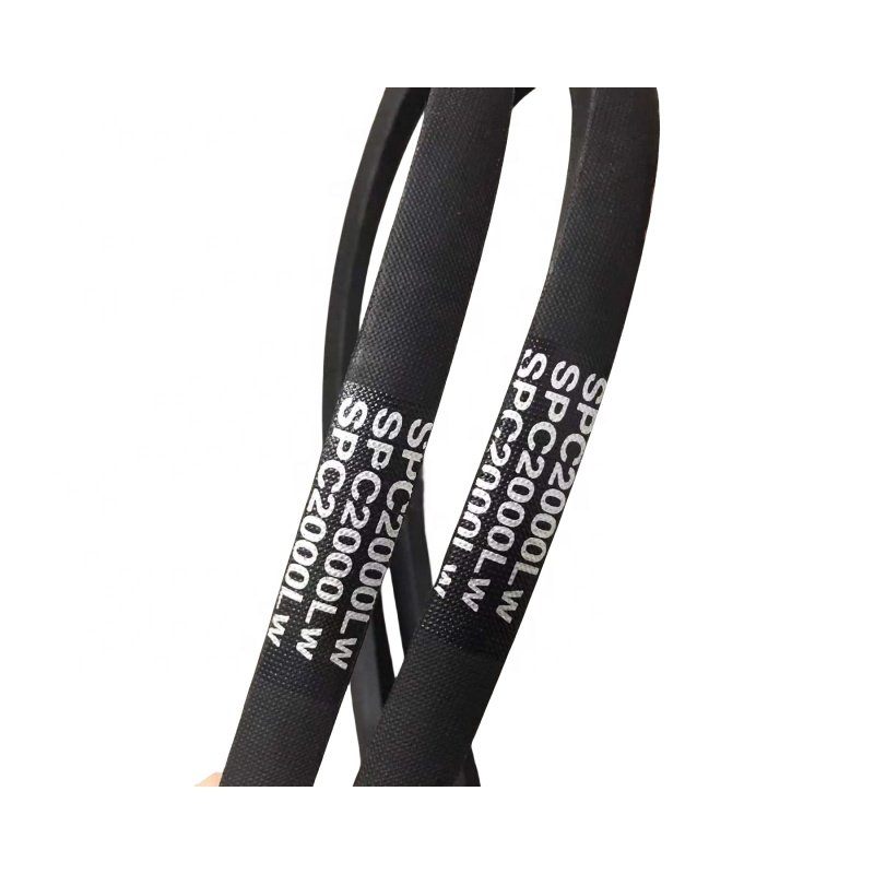 OEM Customizable Rubber V Belt for Construction and Farm Industries Raw Edge Cogged Toothed Transmission Belts Cutting V Belt