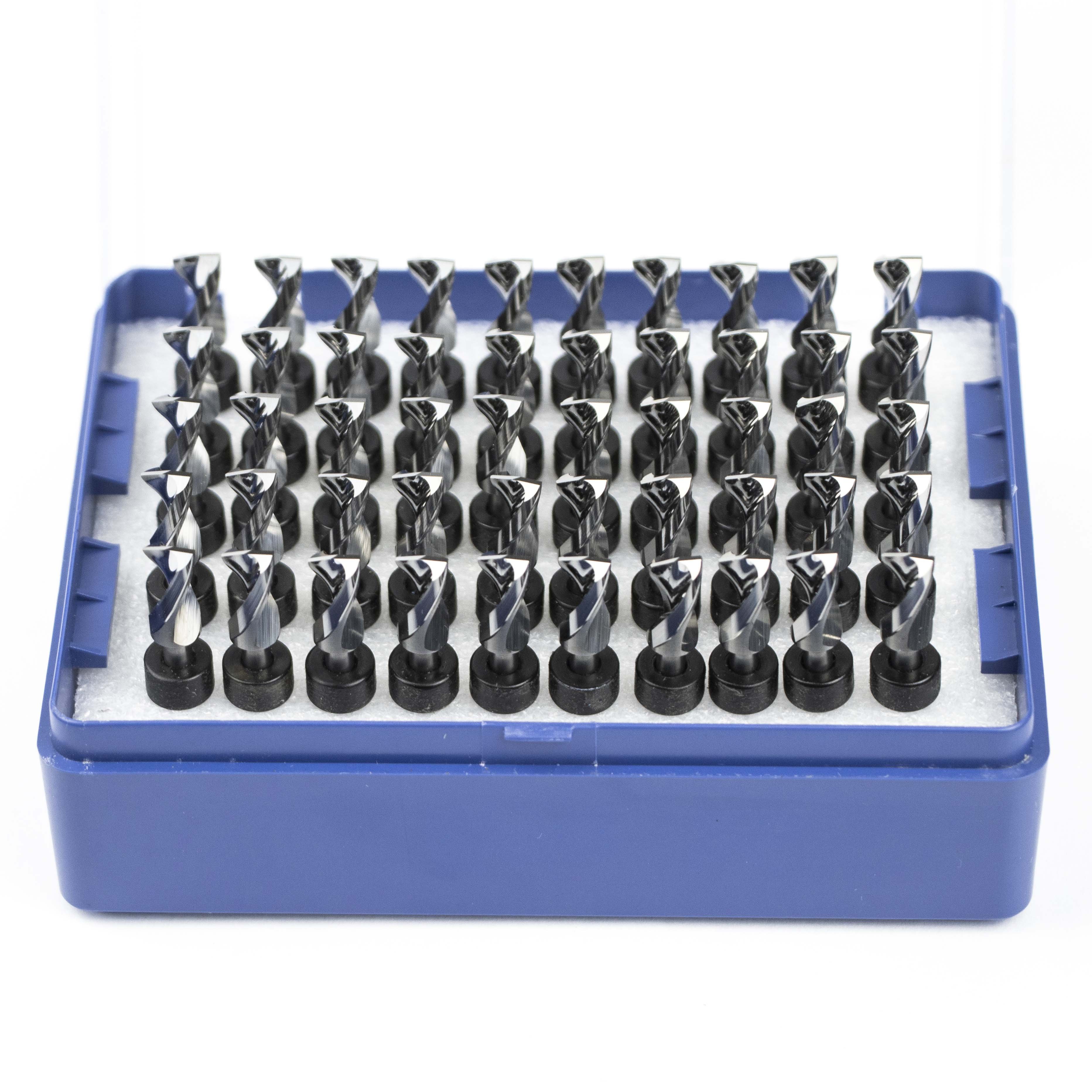Micro Print Circuit Board Machine Tungsten Carbide Drill Bits For Pcb Diamond Cut Spiral Flute Router Bits Drill Pcb Drill Bit