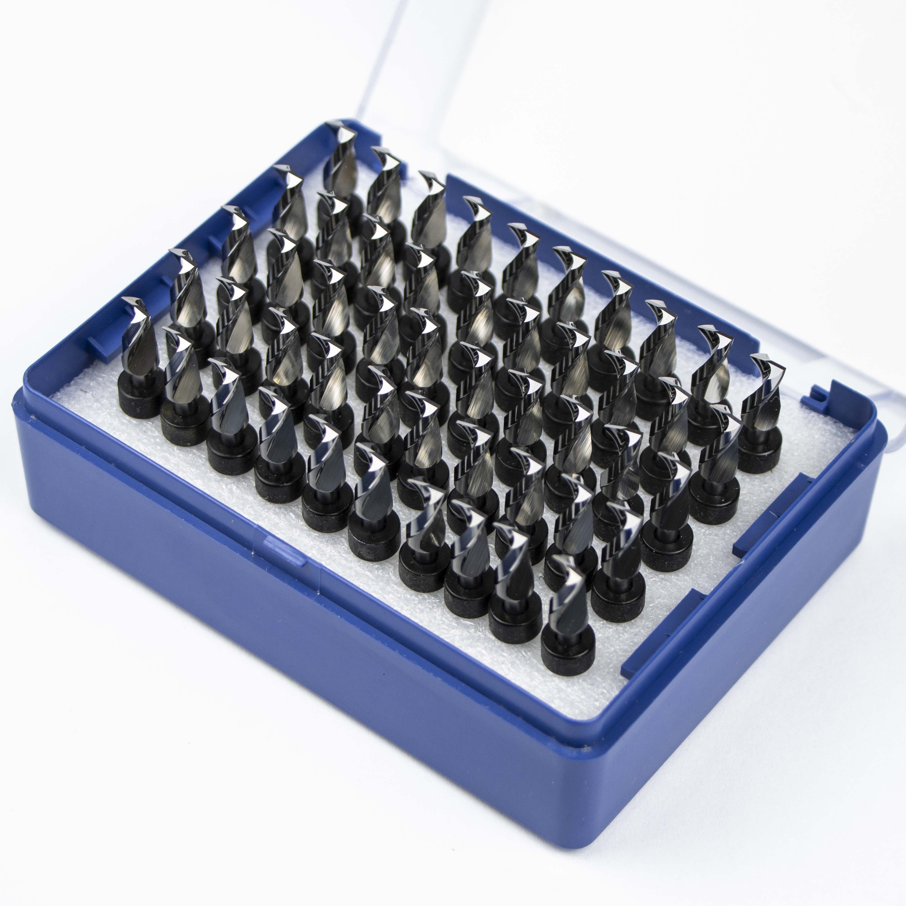 Micro Print Circuit Board Machine Tungsten Carbide Drill Bits For Pcb Diamond Cut Spiral Flute Router Bits Drill Pcb Drill Bit