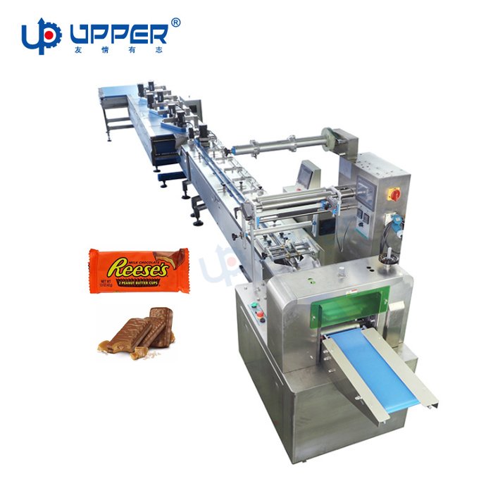 Aligner Feeder Energy bar Cereal bar Flowpack Automated Packaging of Bars Automated Chocolate Packaging Line