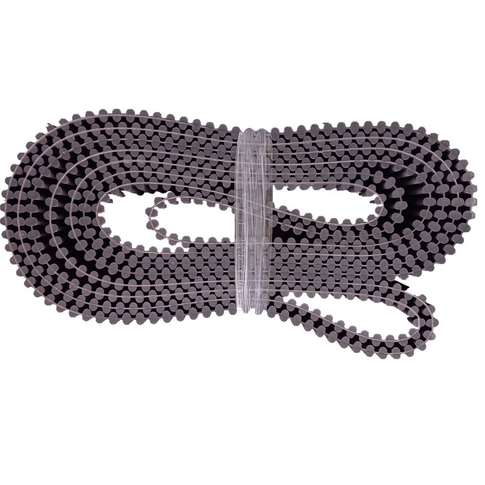 D8M double side teeth Rubber Belt transmission timing belt rubber toothed belt