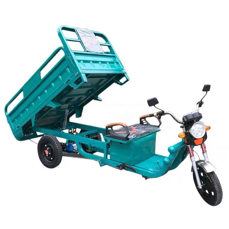 China Hot Selling Adult 60v 1200w Tricycle Three Wheel Electric Tricycle Cargo in Open Body