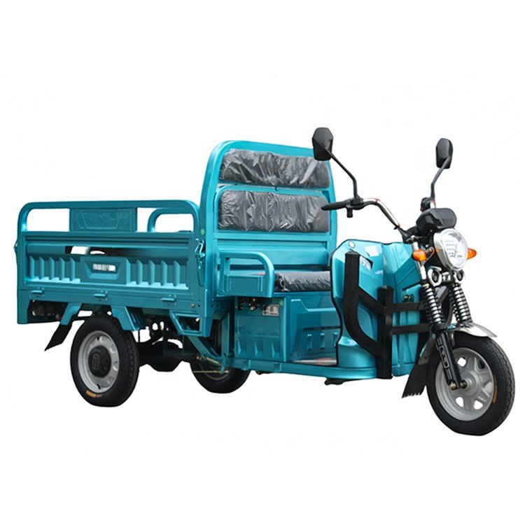 China Hot Selling Adult 60v 1200w Tricycle Three Wheel Electric Tricycle Cargo in Open Body