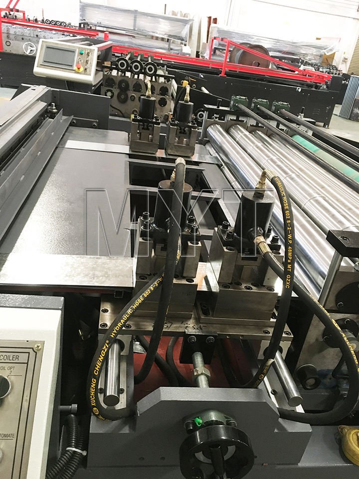 MYT Air Conditioning Auto Duct Line HVAC Duct Forming Machine Auto Duct Line 3 Rectangular air Pipe Forming Line