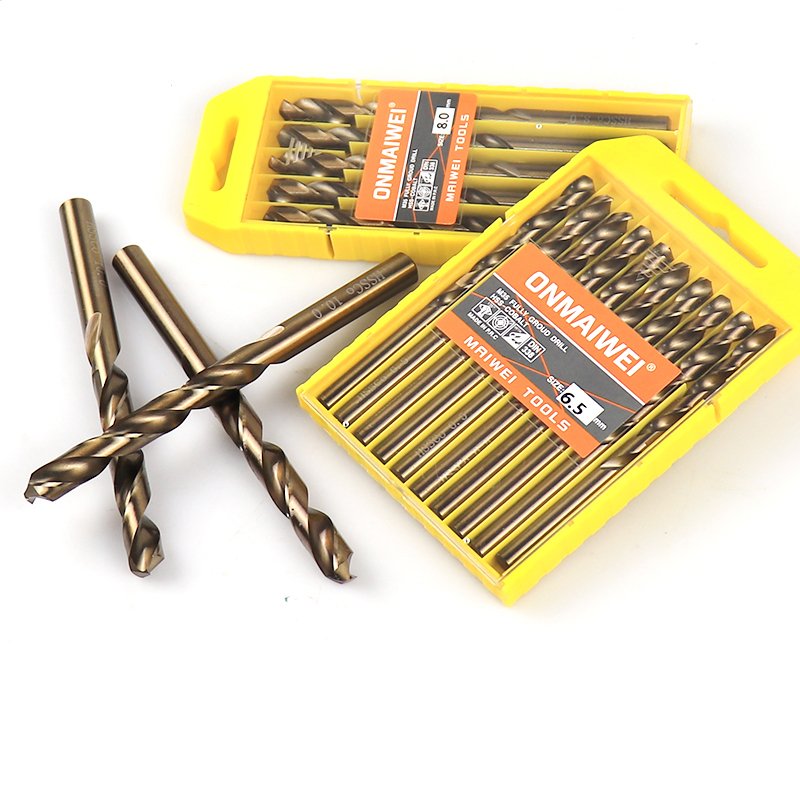 High Quality Power Tool Accessories DIN338 HSS Drill Bits Stainless Steel Metal Spade Gun High Speed Twist Drills Bit Set