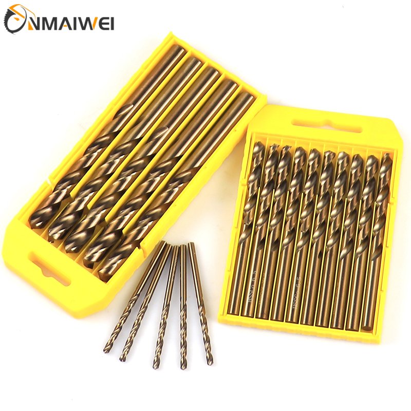 High Quality Power Tool Accessories DIN338 HSS Drill Bits Stainless Steel Metal Spade Gun High Speed Twist Drills Bit Set