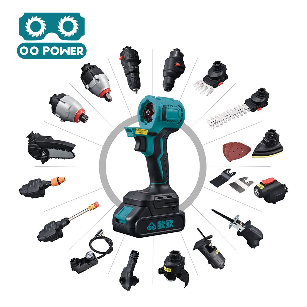 16IN1 Muti-Function Power Tools Electric Battery Drill Multi-tool Kits Drill Sets with Quick Lock Accessory Change