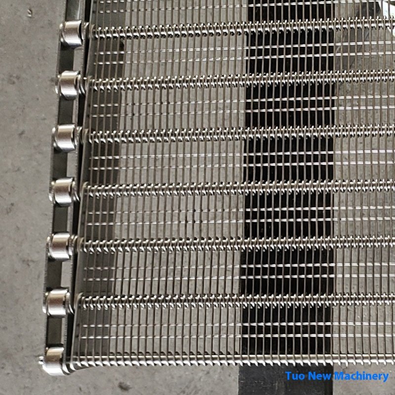 304 Stainless Steel Glasses Mesh Conveyor Belt High Temperature Resistant Food Chain Type Transmission Personalized